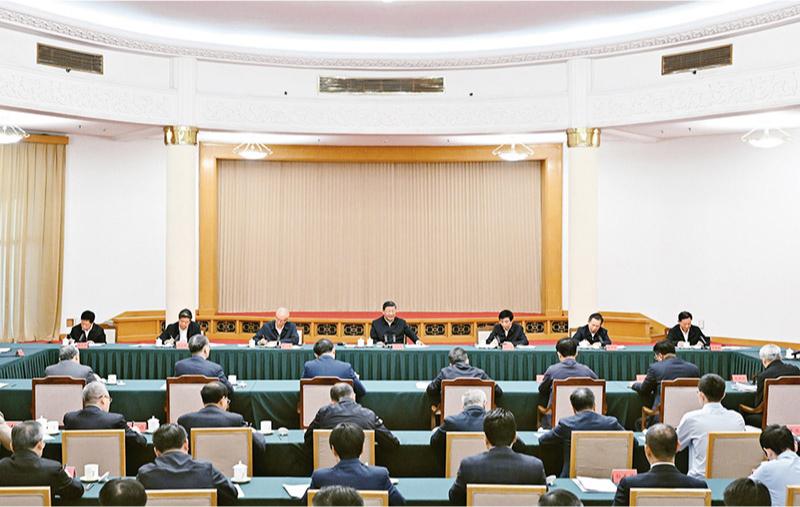 　2024年5月23日下午，中共中央總書記、國家主席、中央軍委主席習(xí)近平在山東省濟(jì)南市主持召開企業(yè)和專家座談會并發(fā)表重要講話。 新華社記者 謝環(huán)馳/攝